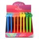 Lapicera dino varios colores tinta azul x48 u.