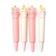 Lapicera tubular unicornio varios colores tinta azul x24 u.
