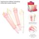 Lapicera tubular unicornio varios colores tinta azul x24 u.