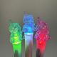 Lapicera tubular con luz unicornio varios colores tinta azul x36 u.