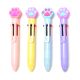 Lapicera tubular huellita de colores x36 u.