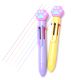 Lapicera tubular huellita de colores x36 u.