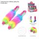 Lapicera peluche multicolor 3x14cm x24 u