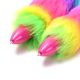 Lapicera peluche multicolor 3x14cm x24 u