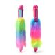 Lapicera peluche multicolor 3x14cm x24 u