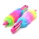 Lapicera peluche multicolor 3x14cm x24 u