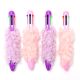 Lapicera peluche de colores 3x14cm x24 u.