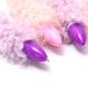 Lapicera peluche de colores 3x14cm x24 u.