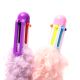 Lapicera peluche de colores 3x14cm x24 u.