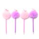 Lapicera pompom con unicornio x12 u.