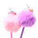 Lapicera pompom con unicornio x12 u.