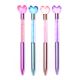 Caja de lapiceras corazon con brillantes x48 u