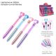 Caja de lapiceras corazon con brillantes x48 u