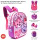 Mochila Petit termoformada rapport 3D rainbow 22x30x10cm 12 Pulg. x1u.