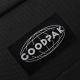 Riñonera Goodpak ovalada bolsillo delantero negro 12.5x21x6.5 cm; x1u