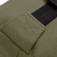 Riñonera Goodpak ovalada bolsillo delantero verde militar 12.5x21x6.5 cm; x1u