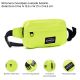 Riñonera Goodpak ovalada bolsillo delantero lima 12.5x21x6.5 cm x1u.