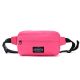 Riñonera Goodpak ovalada bolsillo delantero fucsia 12.5x21x6.5 cm x1u.