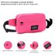 Riñonera Goodpak ovalada bolsillo delantero fucsia 12.5x21x6.5 cm x1u.