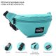 Riñonera Goodpak mujer aqua 16.5x23x8.5 cm x1u.