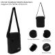 Morral Goodpak bolsillo delantero negro 21x16x5.5cm; x1u