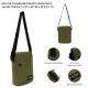Morral Goodpak bolsillo delantero verde militar 21x16x5.5cm; x1u