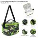 Lunchera Goodpak print camuflado verde 14x22x15 cm x1u.