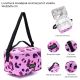 Lunchera Goodpak Animal print violeta 14x22x15 cm x1u.