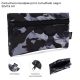 Cartuchera Goodpak print camuflado negro 22x11.5 cm x1u.