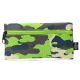Cartuchera Goodpak print camuflado verde 22x11.5 cm x1u.