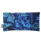 Cartuchera Goodpak print Glitch azul 22x11.5 cm x1u