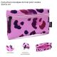 Cartuchera Goodpak Animal print violeta 22x11.5 cm x1u.