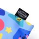 Cartuchera Goodpak print Formas celeste 22x11.5 cm x1u.
