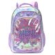 Mochila Think Happy Rainbow arcoiris mariposas con llavero 32x45x15cm 18 Pulg. x1u.