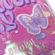 Mochila Think Happy Rainbow arcoiris mariposas con llavero 32x45x15cm 18 Pulg. x1u.