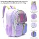 Mochila Think Happy Lettering derretido con llavero 32x45x15cm 18 Pulg. x1u.