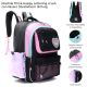 Mochila Think Happy Lettering crush con llavero 32x45x15cm 18 Pulg. x1u