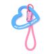 Mochila Think Happy Cromatico verde agua con pipping fucsia con llavero 32x43x15cm 17 Pulg. x1u