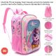 Mochila Think Happy Teen kawaii unicornio helado con llavero 32x45x15cm 18 Pulg. x1u