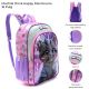 Mochila Think Happy Pets gatita gris con llavero 16 Pulg. x1u.
