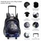 Mochila carro Let´s Play Futbol pelota con llavero 16 Pulg - x1u