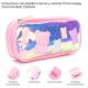 Cartuchera con bolsillo interno y volante Think Happy Gummie Bear 21x9.5x5 - x1u