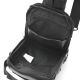 Morral Sling con cerradura y USB PU graneado 32x18x10cm bolsillo horizontal x1u