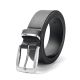 Cinturon pase 35 herrajes plata. Incluye caja - x1u