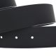 Cinturon engomado pase 33 herrajes negro con logo. Incluye caja - x1u