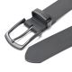 Cinturon engomado pase 33 herrajes negro con logo. Incluye caja - x1u