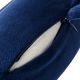 Almohadita de viaje Memory Foam Azul Oscuro plegable con bolsa de guardado Wanderlust 33x28cm - x1u