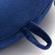 Almohadita de viaje Memory Foam Azul Oscuro plegable con bolsa de guardado Wanderlust 33x28cm - x1u
