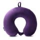 Almohadita de viaje Memory Foam Violeta plegable Wanderlust 33x28cm - x1u