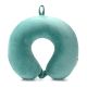 Almohadita de viaje Memory Foam Verde plegable Wanderlust 33x28cm - x1u